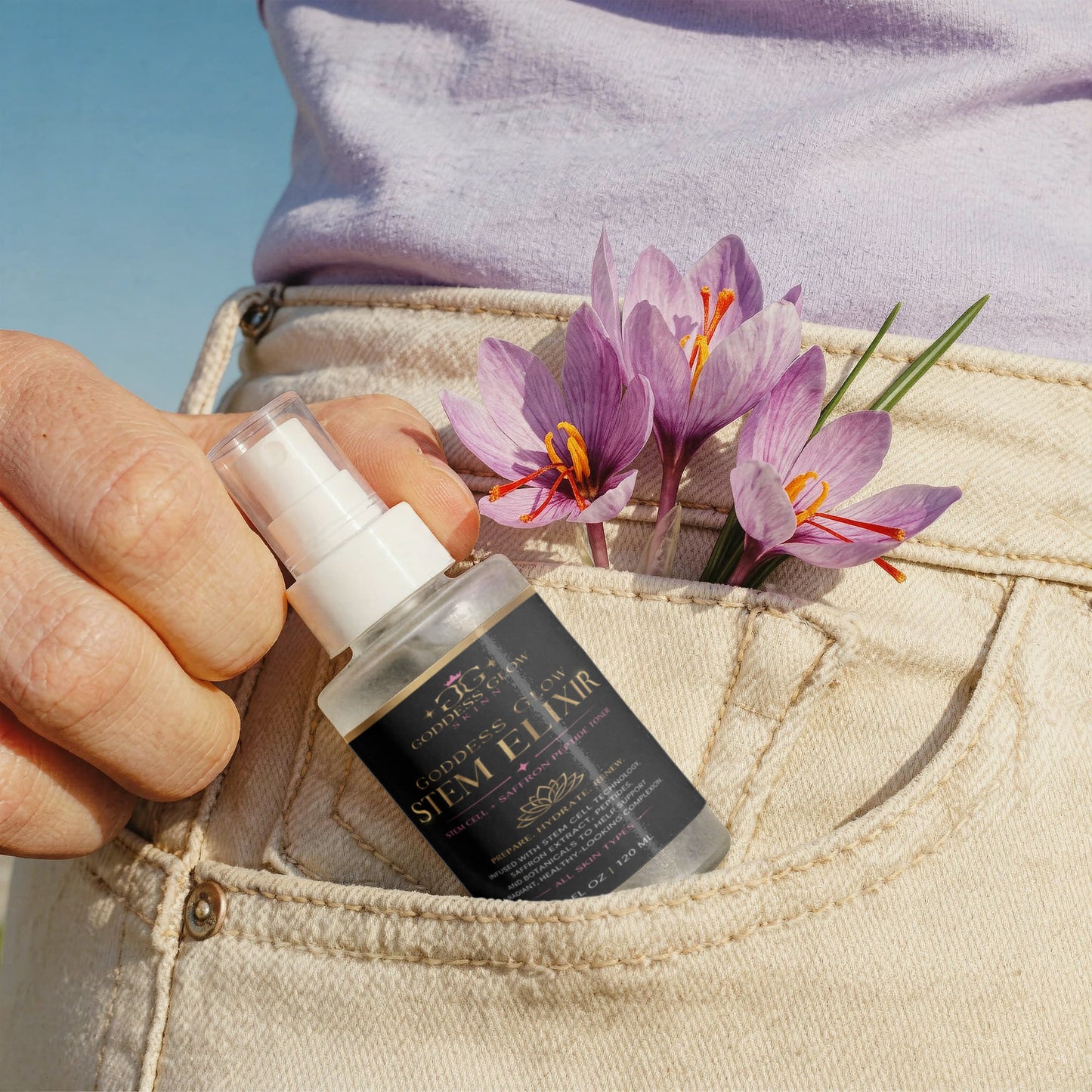 Saffron Stem Cell Peptide Toner